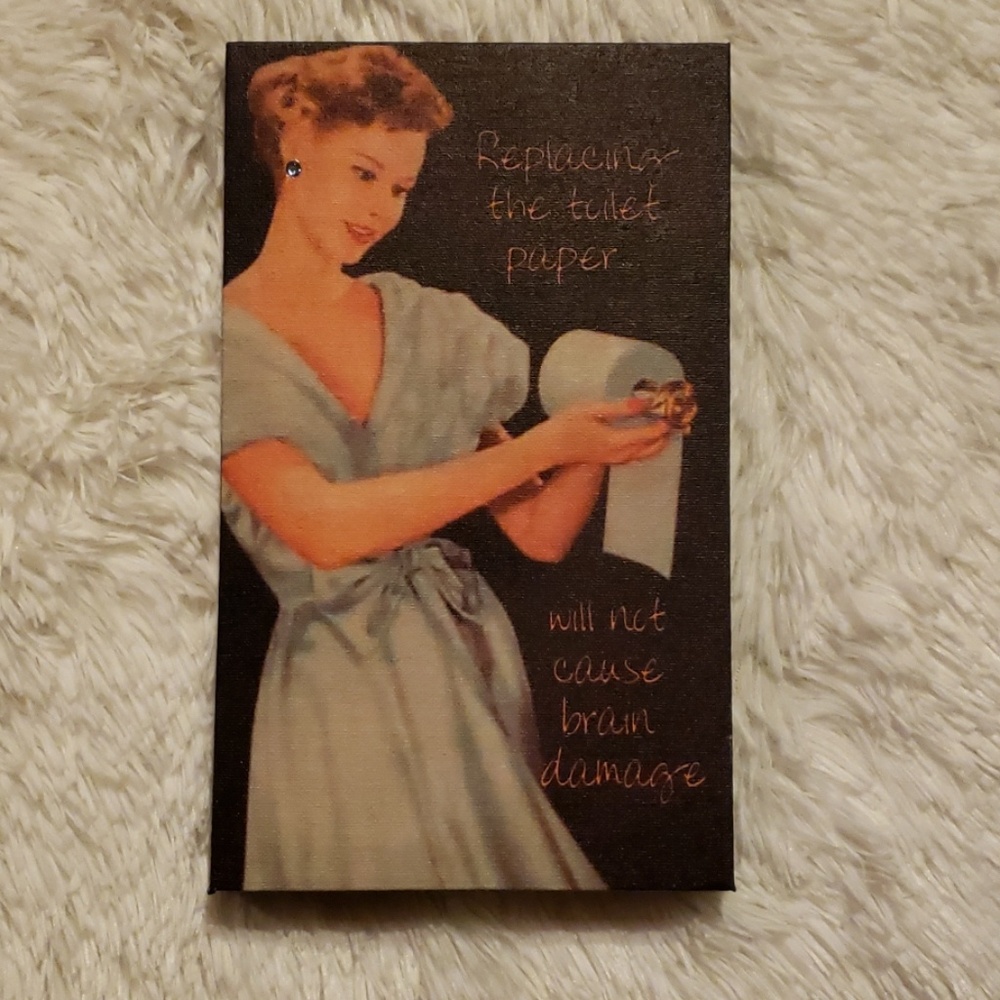 Decorative Bathroom Sign